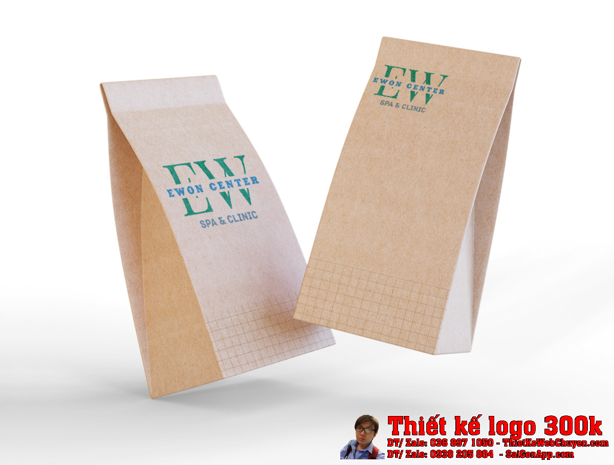 Mẫu Thiết Kế Logo EWON CENTER SPA CLINIC trên nền sáng