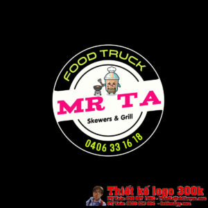 Thiết Kế Logo FOOD TRUCK & CATERING Mr TA