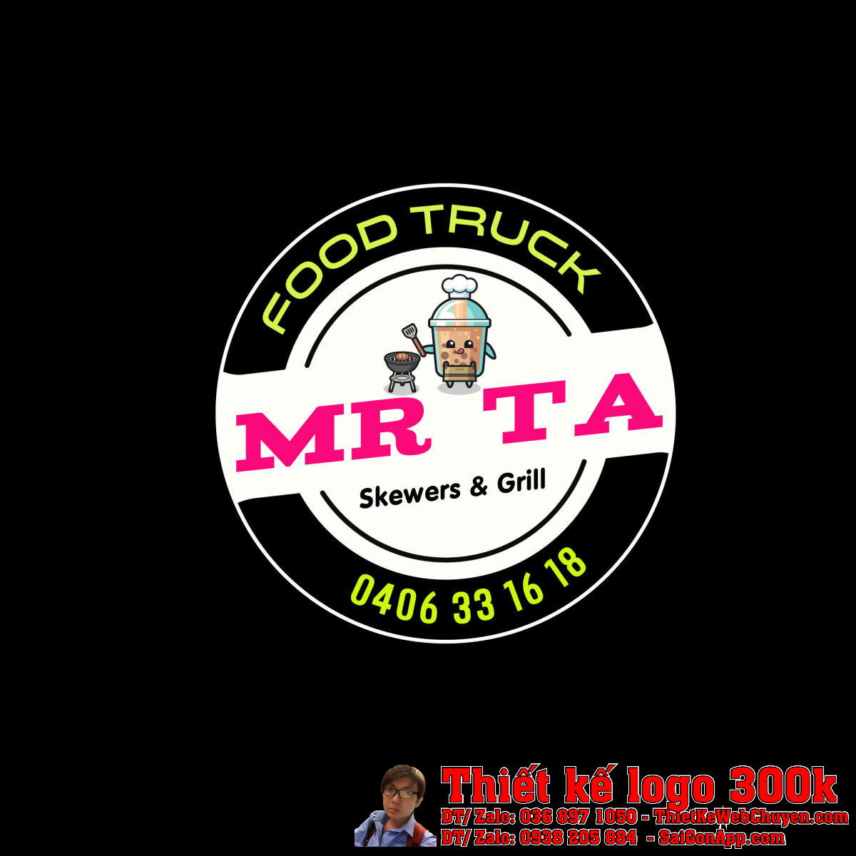 Thiết Kế Logo FOOD TRUCK CATERING Mr TA - Hình ảnh chính thức