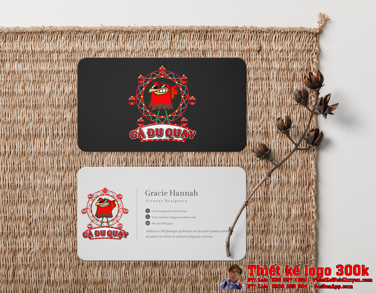 Chi tiết biểu tượng con gà trong logo Gà Đu Quay