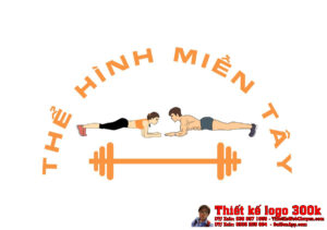 Thiết Kế Logo Gym THỂ HÌNH MIỀN TÂY