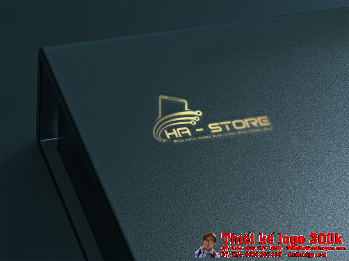 Thiết kế logo Ha_store mẫu 4