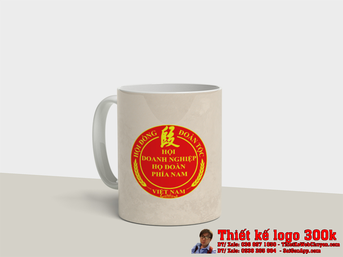 Ứng dụng Thiết Kế Logo Hội Doanh Nghiệp Họ Đoàn Phía Nam trên nền trắng