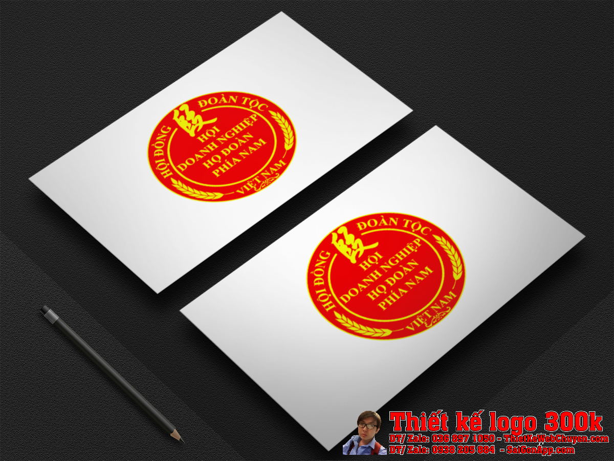 Phối cảnh 3D Thiết Kế Logo Hội Doanh Nghiệp Họ Đoàn Phía Nam