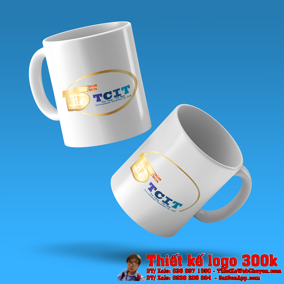 Chi tiết biểu tượng trong Thiết Kế Logo Kỷ Niệm 15 Năm của Công Ty TCIT