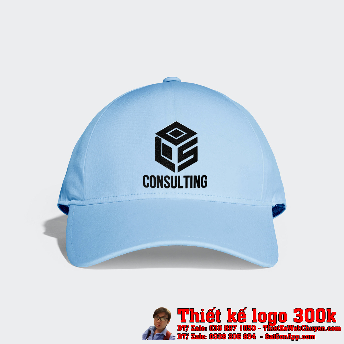 Logo LS Consulting dạng biểu tượng 3D