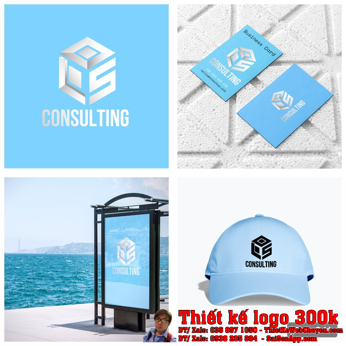 Bộ nhận diện thương hiệu LS Consulting hoàn chỉnh