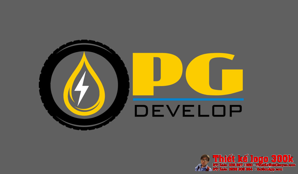 Thiết Kế Logo Lốp Xe Tải và Thay Dầu Thủy Lực PG DEVELOP Thiết Kế Logo Lốp Xe Tải và Thay Dầu Thủy Lực PG DEVELOP