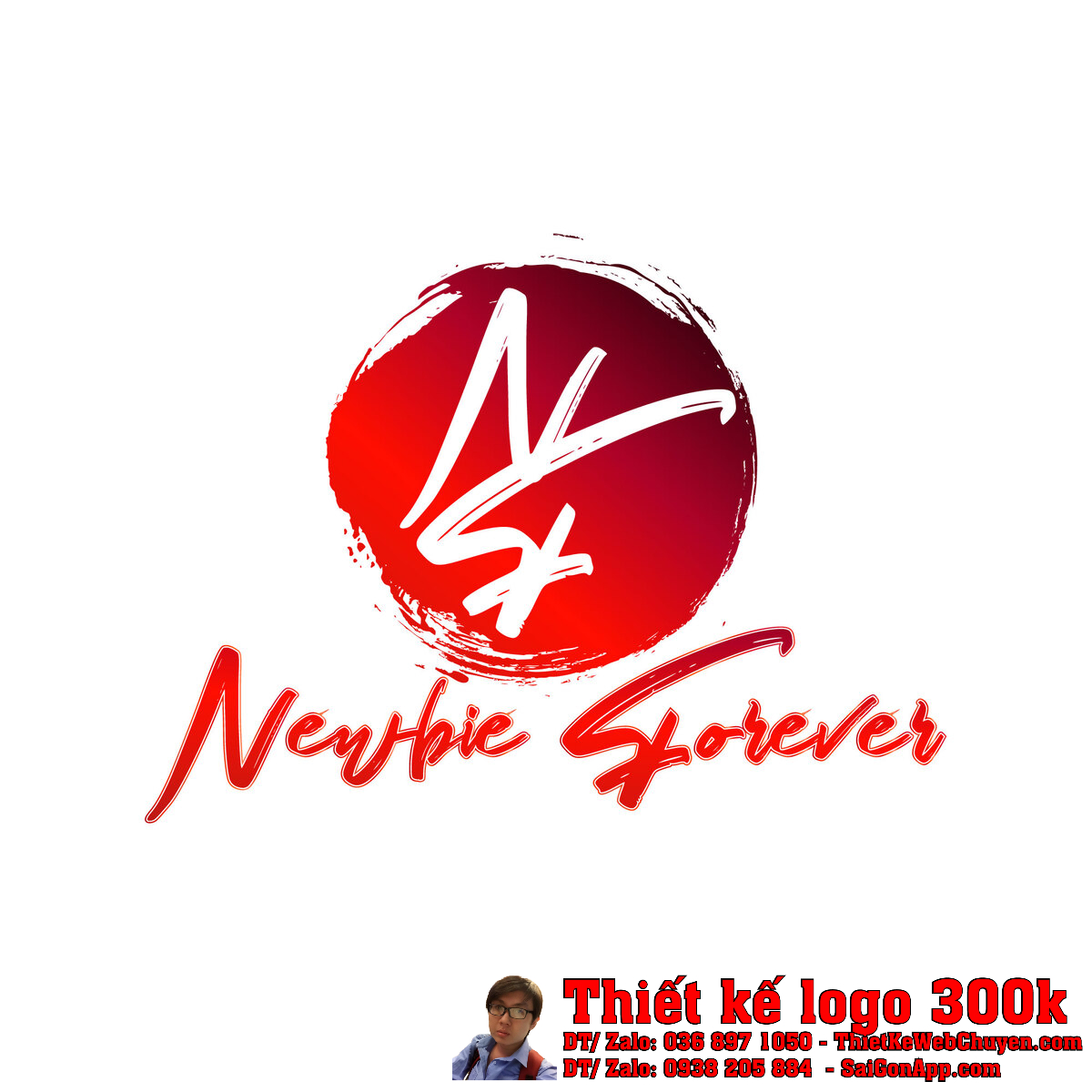 Thiết Kế Logo Newbie Forever Demo 2
