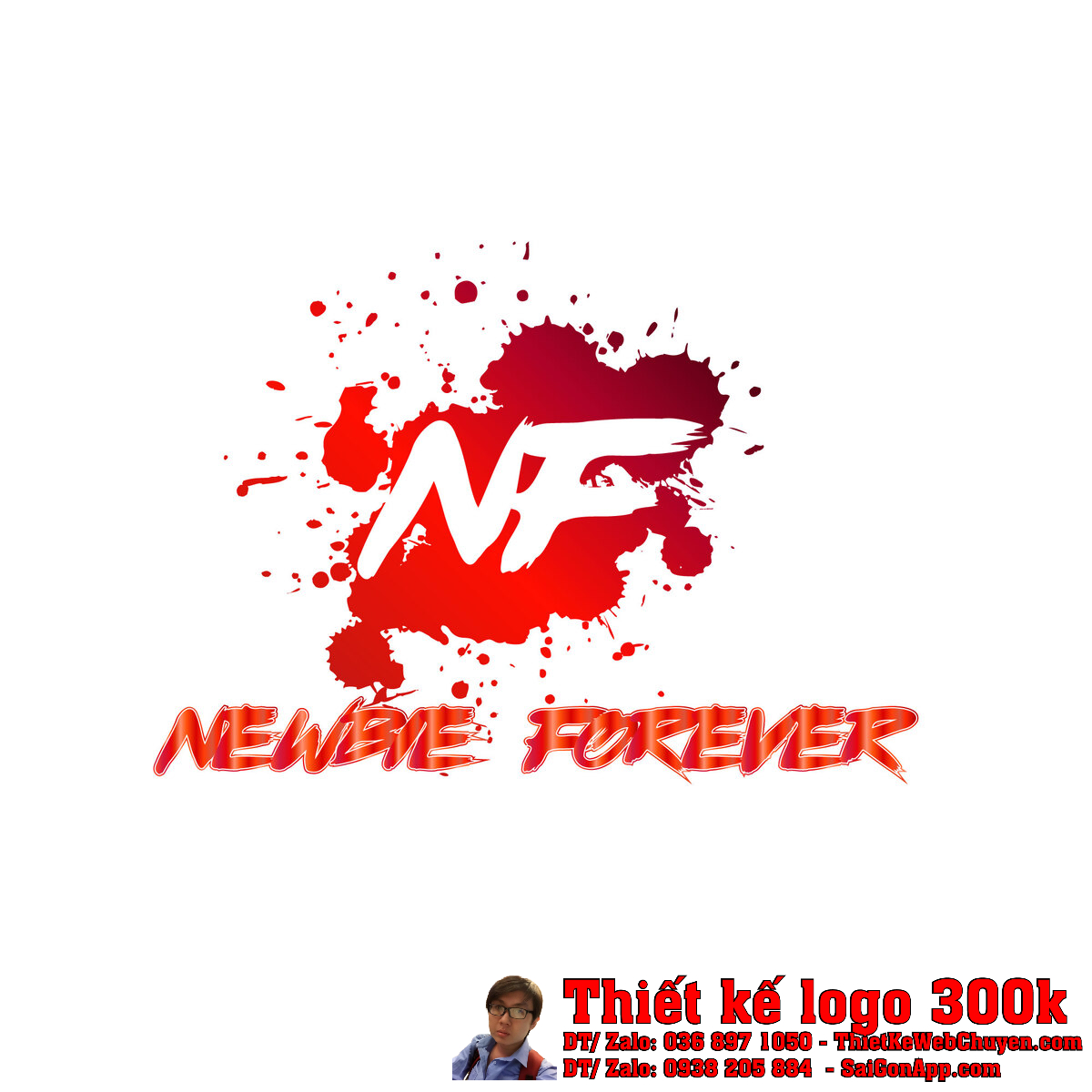 Thiết Kế Logo Newbie Forever Demo 3