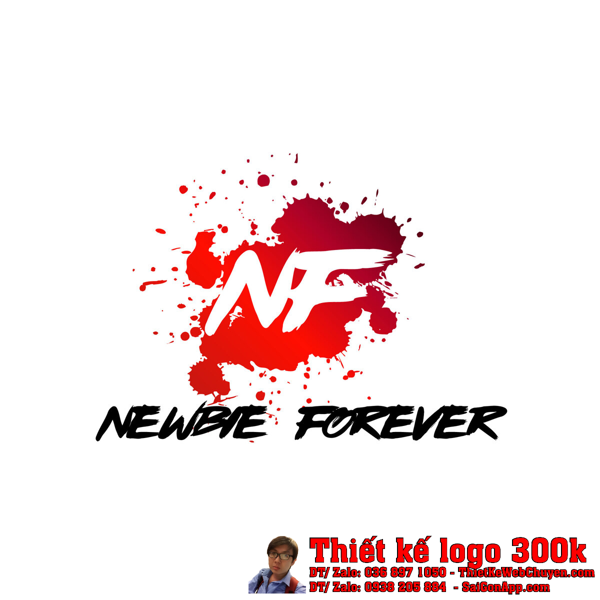 Thiết Kế Logo Newbie Forever Demo 4