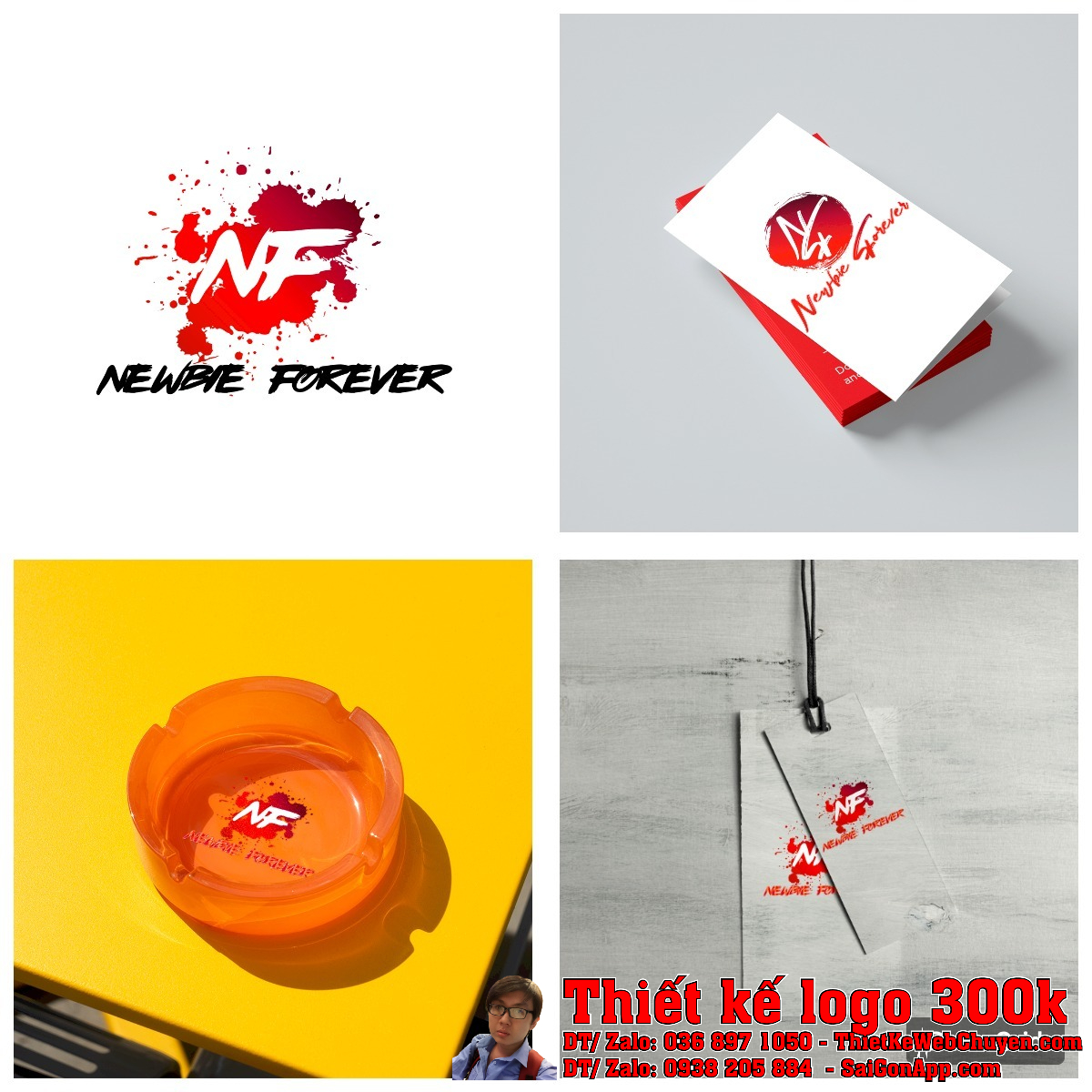 Thiết Kế Logo Newbie Forever Demo 8