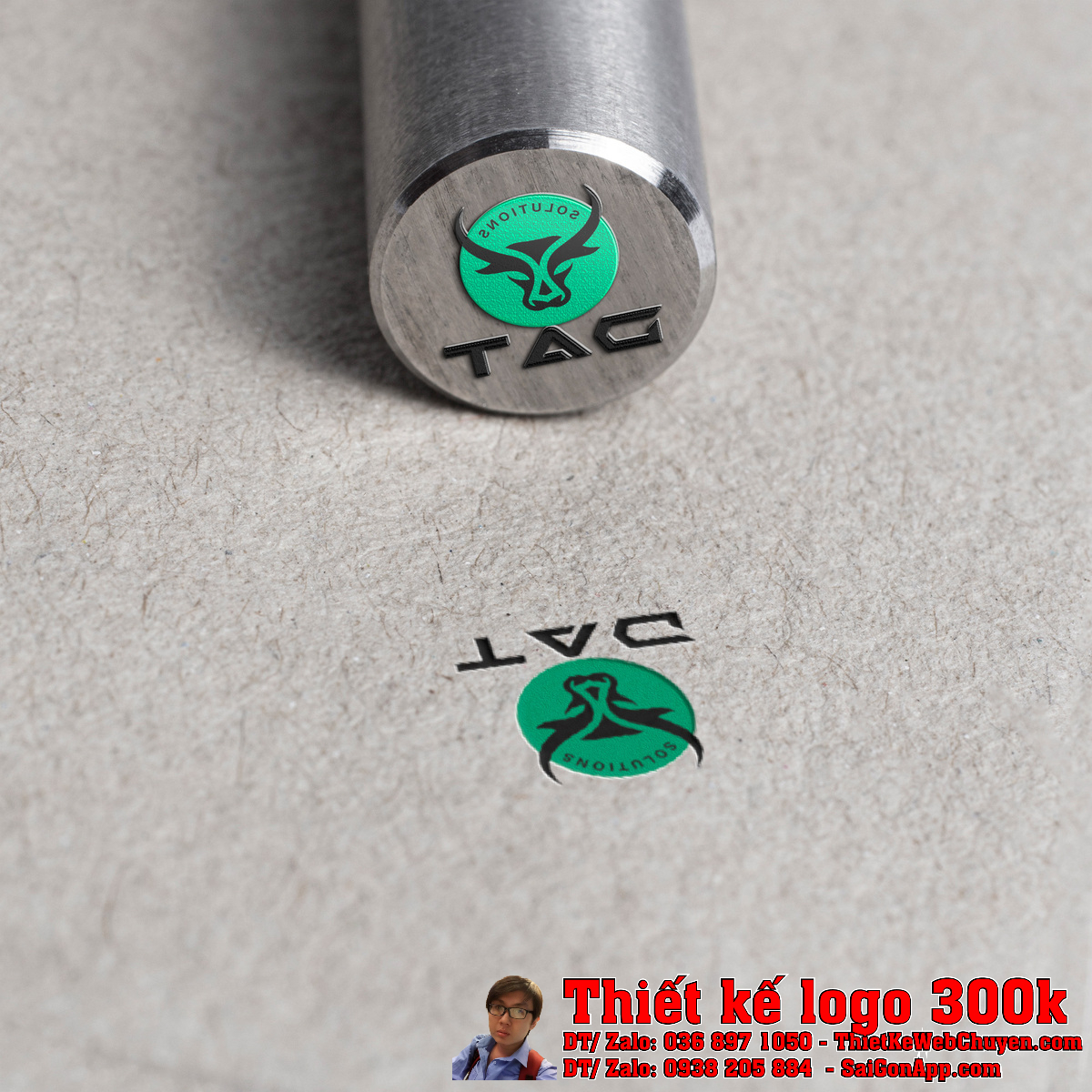 Màu sắc chuẩn của Thiết Kế Logo Ngành Cơ Khí Công Ty DAT