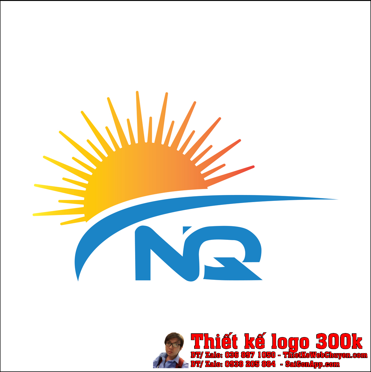 Thiết Kế Logo Ngành Điện Mặt Trời Công Ty Nhat Quang Chemicals demo 1