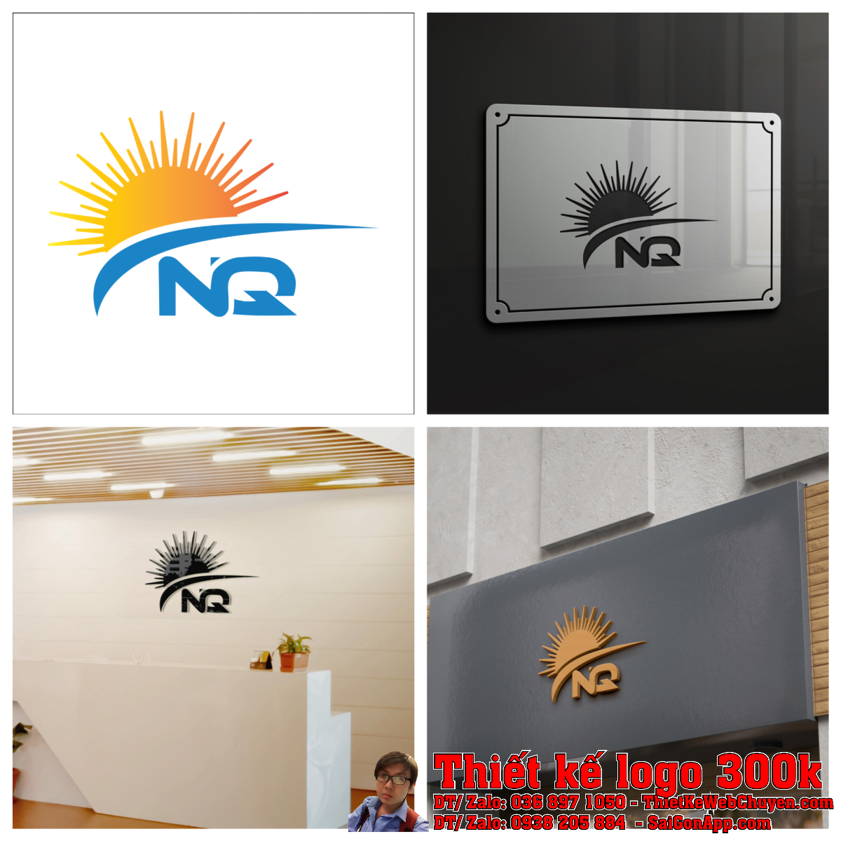 Thiết Kế Logo Ngành Điện Mặt Trời Công Ty Nhat Quang Chemicals demo chính