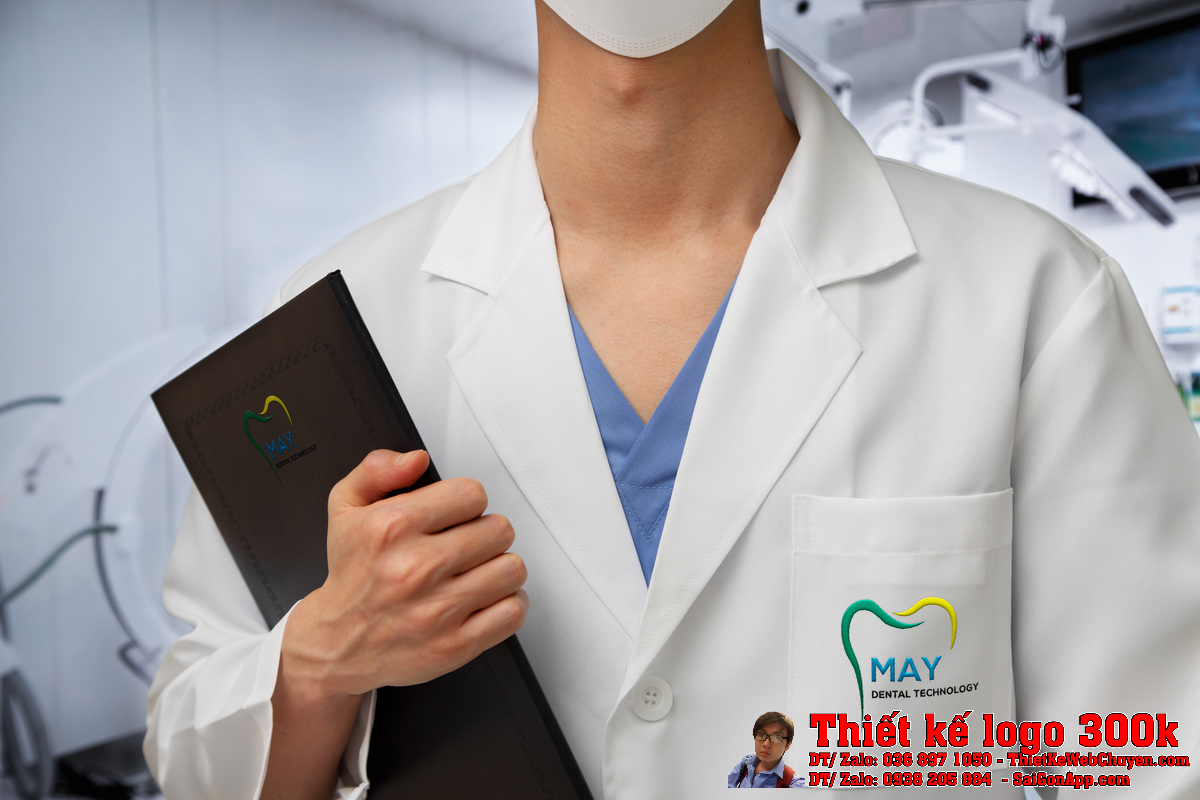 Logo Công Ty TNHH Công Nghệ Nha Khoa Tháng 5 trên nền trắng