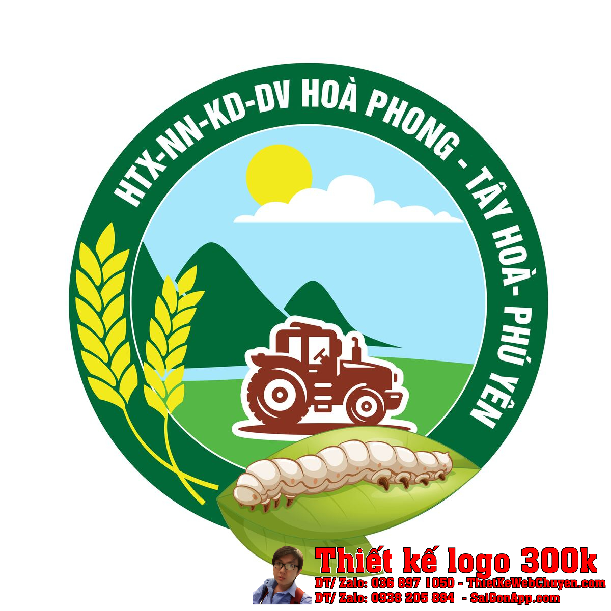 Thiết Kế Logo Nông Nghiệp Hòa Phong Thiết Kế Logo Nông Nghiệp Hòa Phong