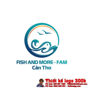 Thiết Kế Logo Nông Trại FISH AND MORE FAM