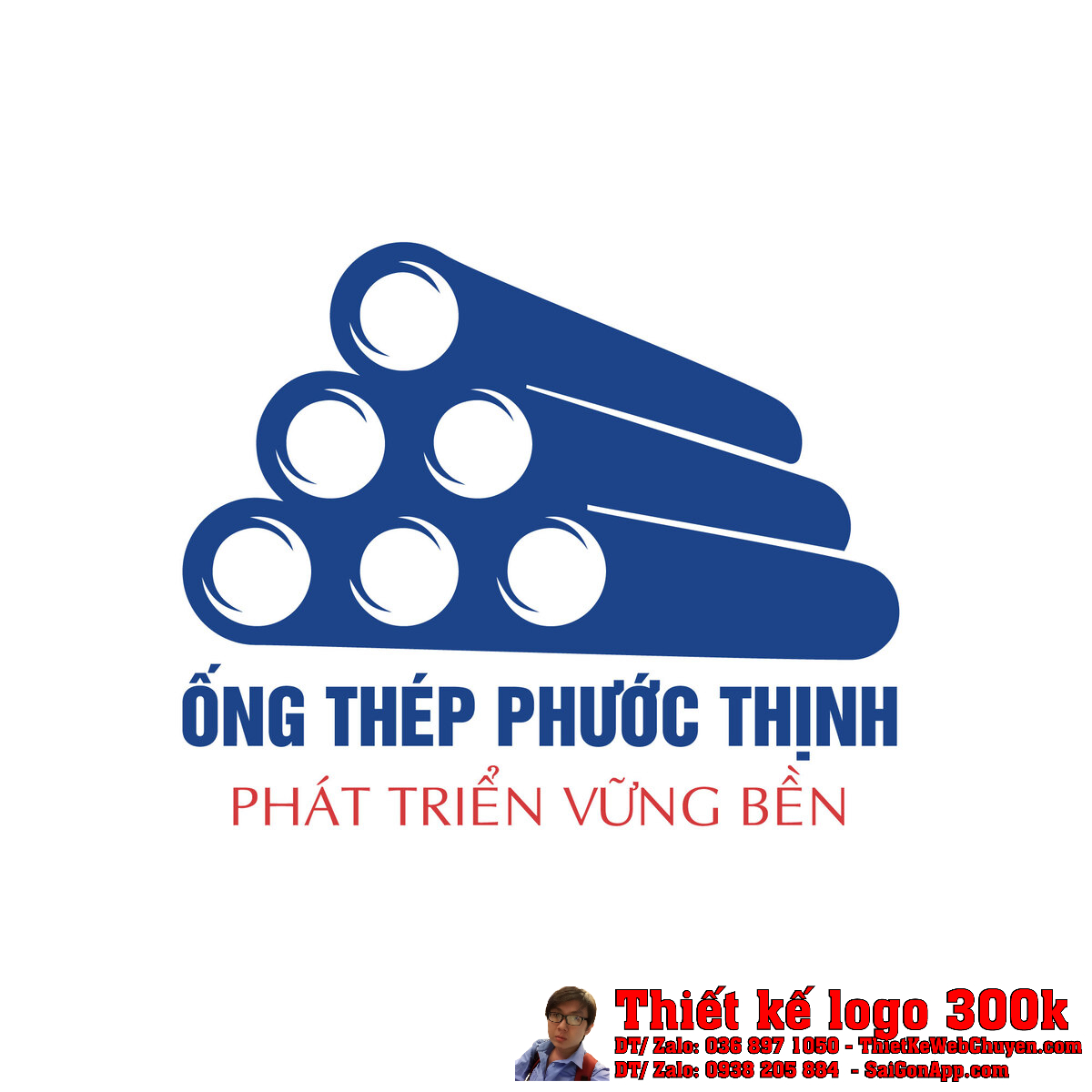Thiết Kế Logo ỐNG THÉP PHƯỚC THỊNH bản chuẩn