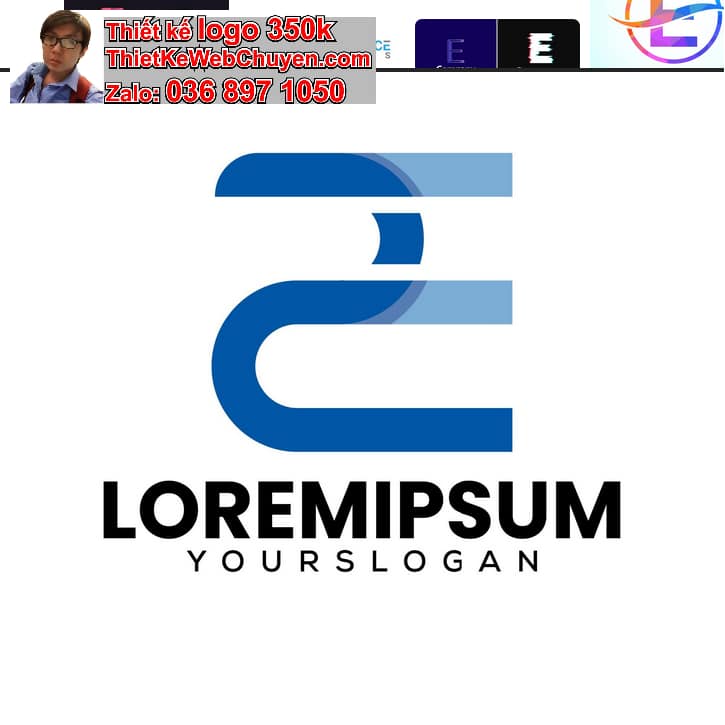 Thiết Kế Logo Online Chữ E Cách Điệu