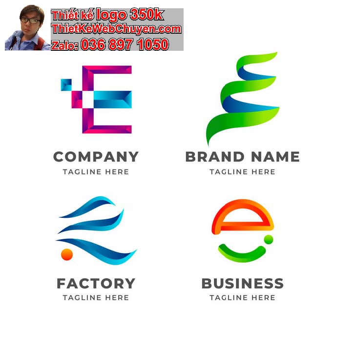 Thiết Kế Logo Online Chữ E Cách Điệu