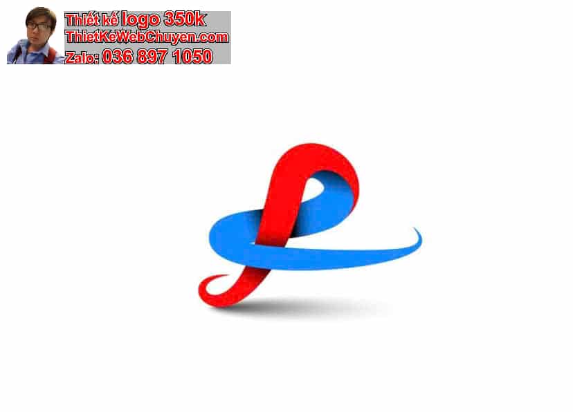 Thiết kế logo online chữ P cách điệu