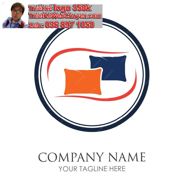 Thiết kế logo online cửa hàng chăn ga gối nệm