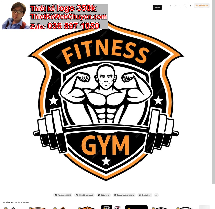 Thiết Kế Logo Online Gym Giá Rẻ Hà Nội