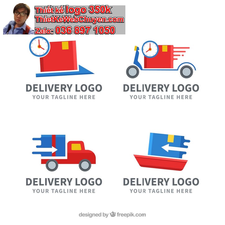 Thiết Kế Logo Online Shipper Giao Hàng Nhanh