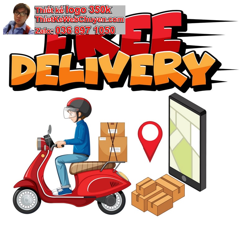 Thiết Kế Logo Online Shipper Giao Hàng Nhanh