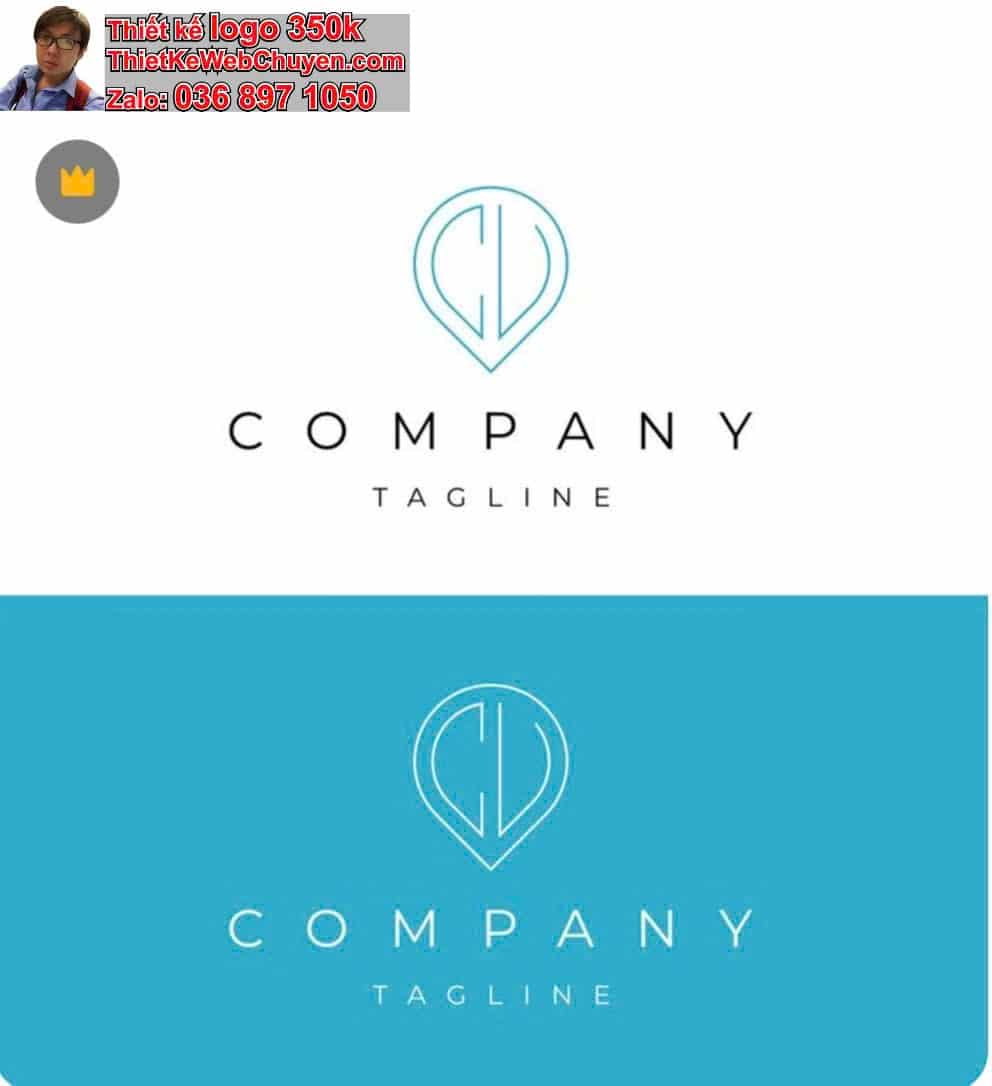 Thiết kế logo online tối giản 