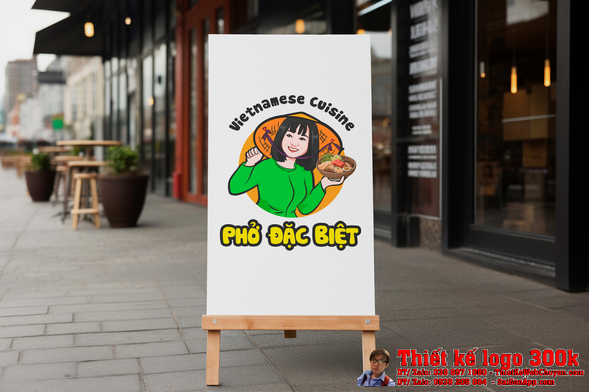 Logo Phở Đặc Biệt trên nền trắng