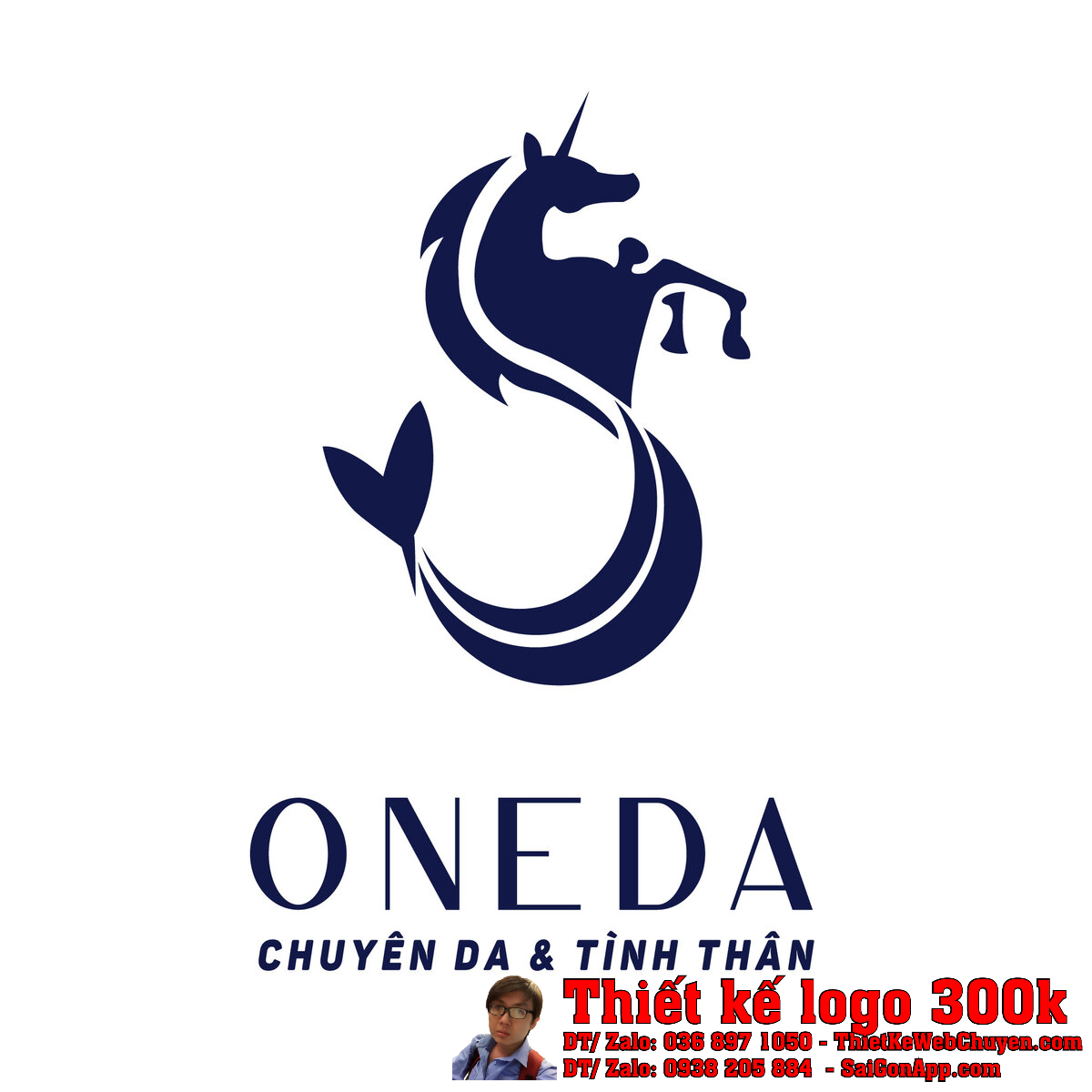 Thiết Kế Logo Sản Phẩm Chăm Sóc Sức Khỏe Công Ty ONEDA chi tiết