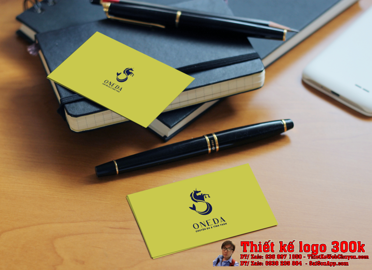 Phối cảnh Thiết Kế Logo Sản Phẩm Chăm Sóc Sức Khỏe Công Ty ONEDA