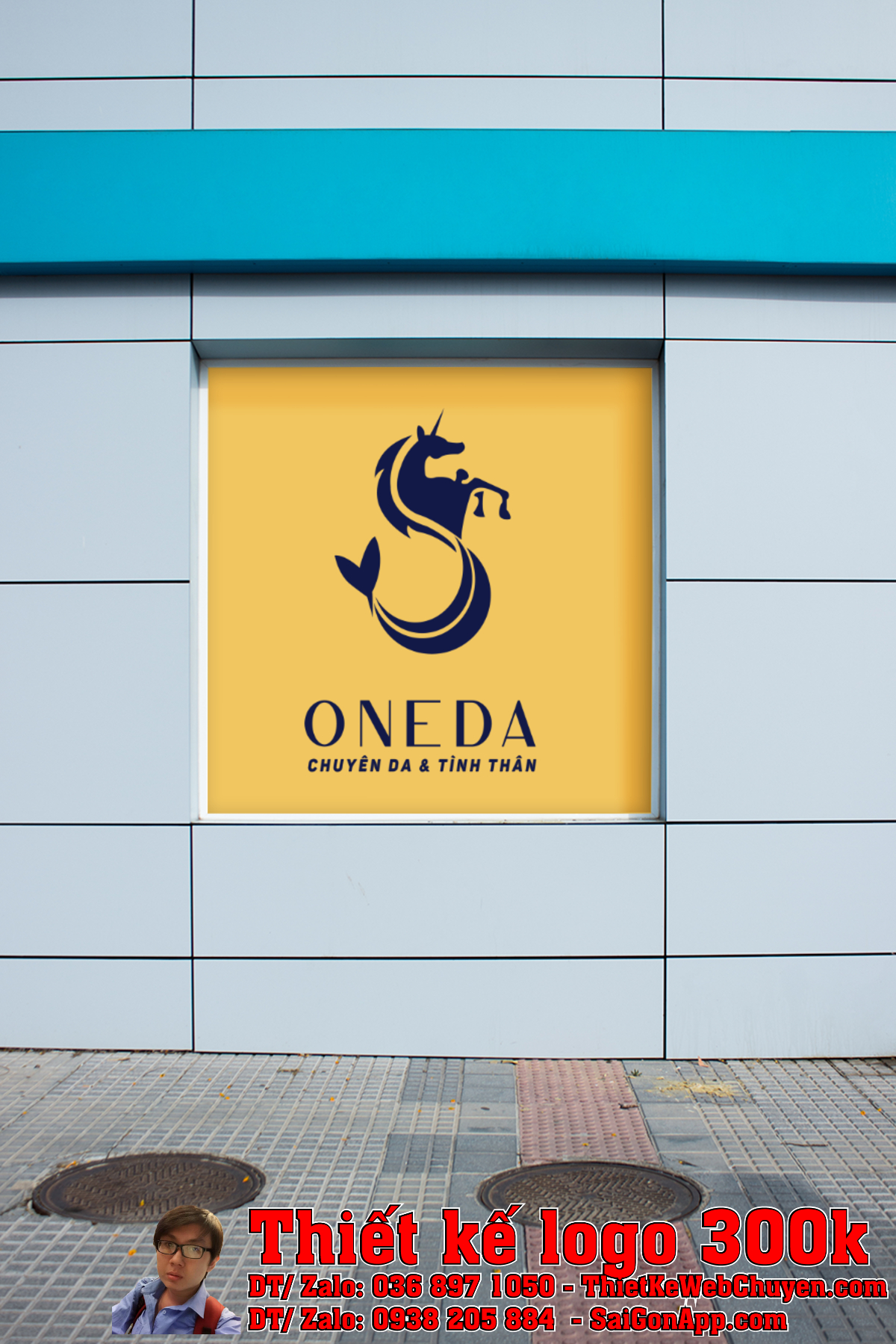 Bộ nhận diện Thiết Kế Logo Sản Phẩm Chăm Sóc Sức Khỏe Công Ty ONEDA