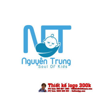 Thiết Kế Logo Shop Mẹ Và Bé Nguyên Trung