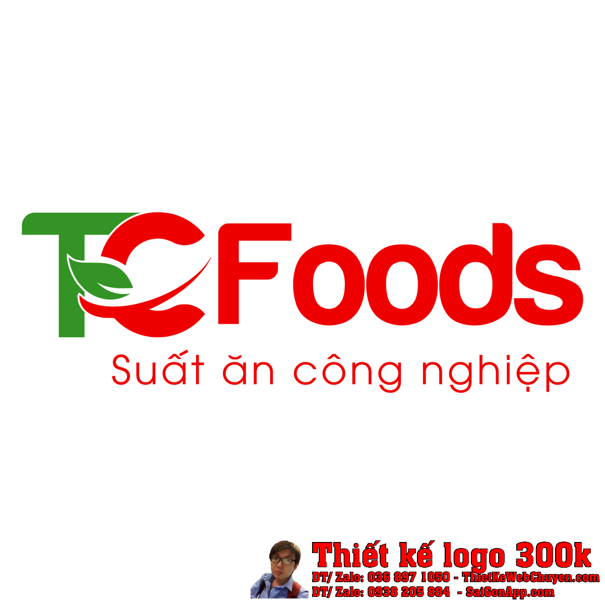 Thiết Kế Logo Suất Ăn Công Nghiệp TC Foods Thiết Kế Logo Suất Ăn Công Nghiệp TC Foods