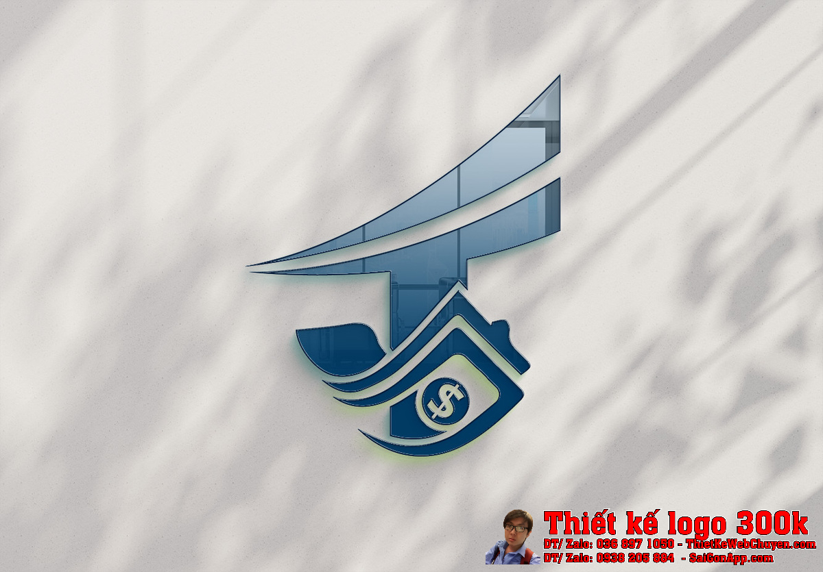 Ứng dụng thiết kế logo TVB88 MONEY trên nền tối