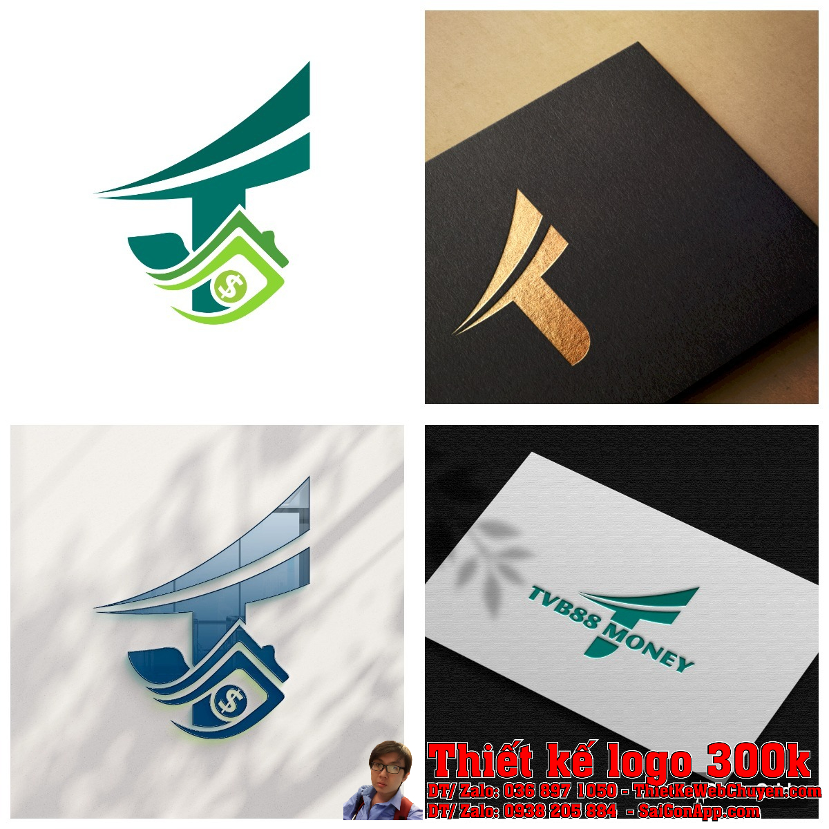 Toàn cảnh bộ nhận diện thương hiệu TVB88 MONEY