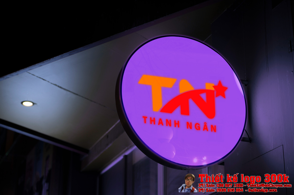 Thiết Kế Logo Thi Công Xây Dựng Thanh Ngân - Phối cảnh 3
