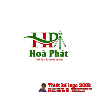 Thiết Kế Logo Thiết Bị Trắc Địa Và Đo Đạc Hoà Phát