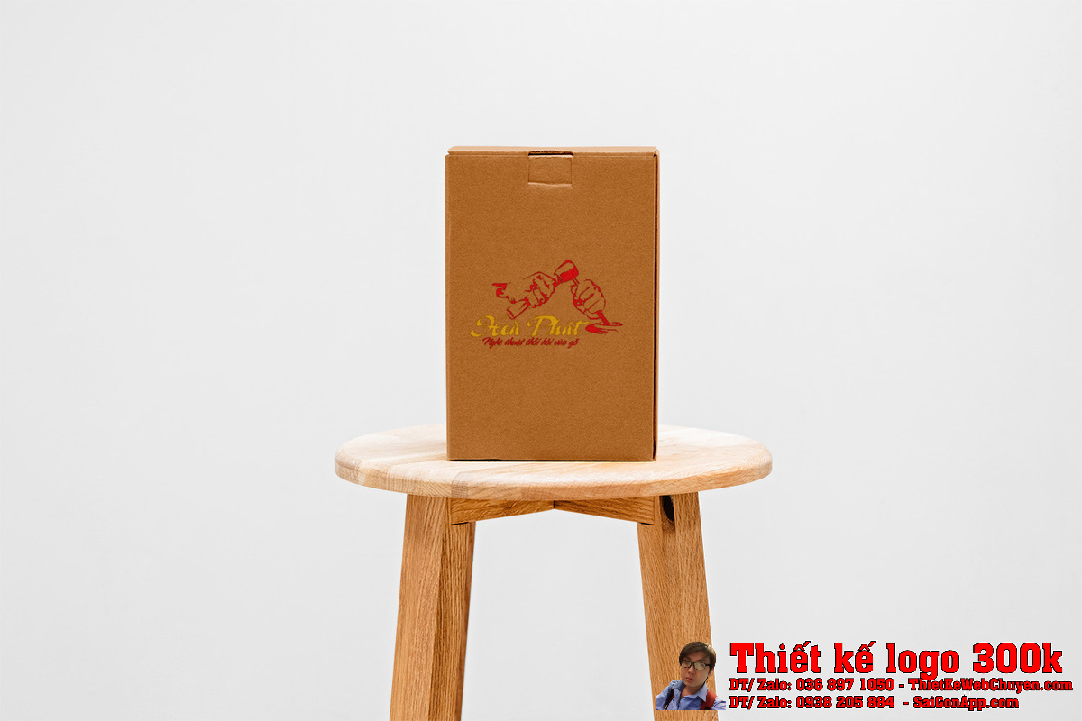 Chi tiết biểu tượng trong Thiết Kế Logo Tranh Gỗ Hòa Phát