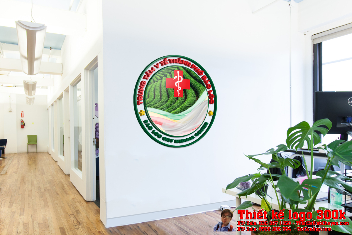 Thiết Kế Logo Trung Tâm Y Tế Thành Phố Bảo Lộc Ứng dụng Thiết Kế Logo Trung Tâm Y Tế Thành Phố Bảo Lộc
