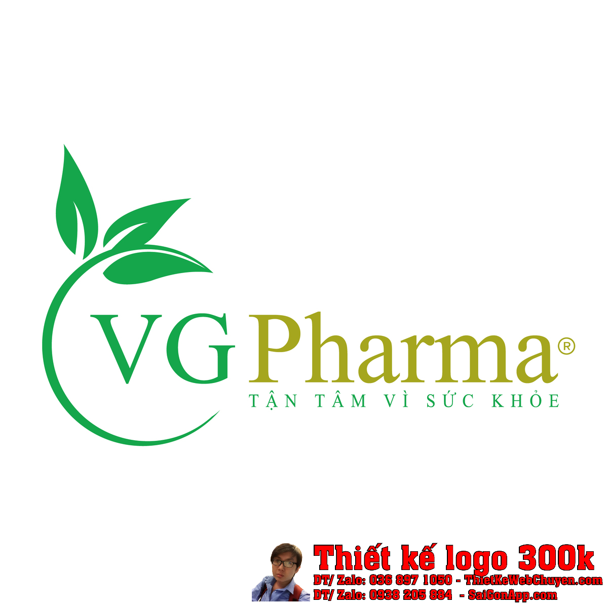 Thiết kế logo VG Pharma mẫu 1
