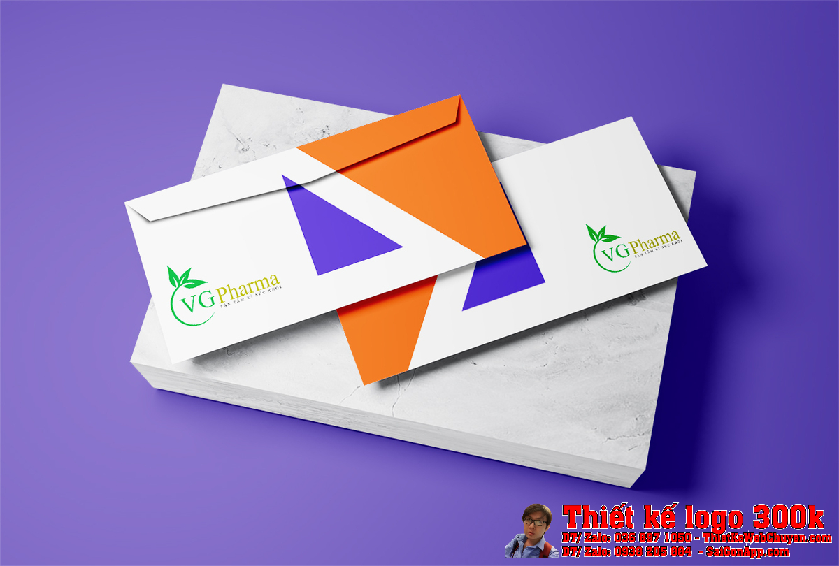 Thiết kế logo VG Pharma mẫu 4