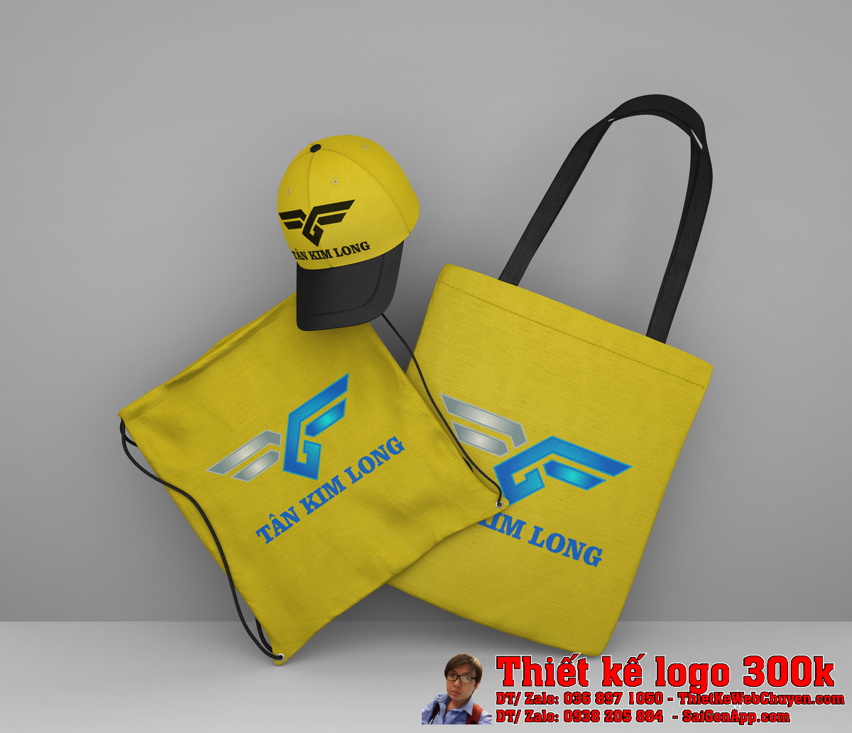 Thiết Kế Logo Vận Chuyển Hàng Hóa Bằng Xe Tải Tân Kim Long demo 3