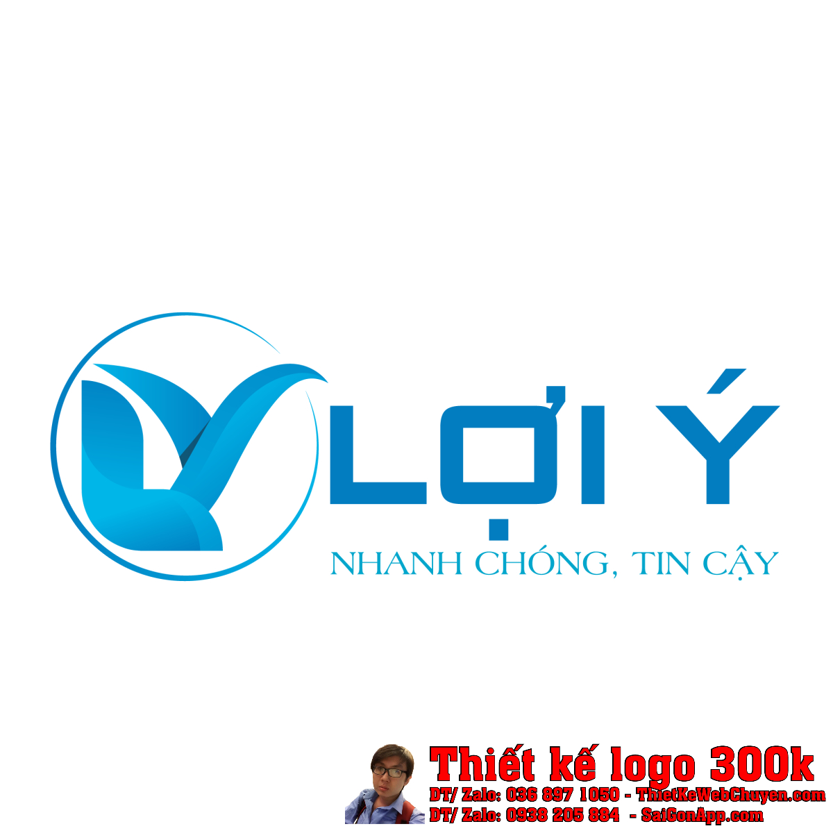 Thiết Kế Logo Vận Tải Nhiên Liệu LỢI Ý - Mẫu logo chuyên nghiệp