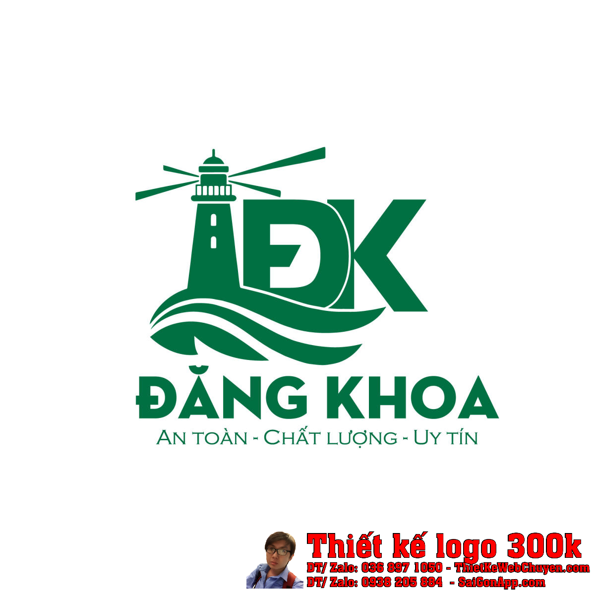 Thiết Kế Logo Vệ Sinh Công Nghiệp Đăng Khoa