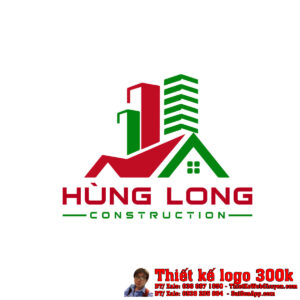 Thiết Kế Logo Xây Dựng Thi Công Hùng Long