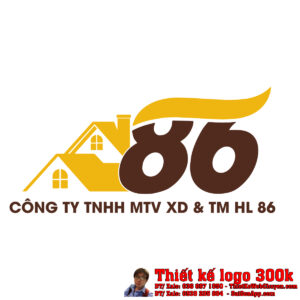 Thiết Kế Logo Xây Dựng & Thương Mại HL 86